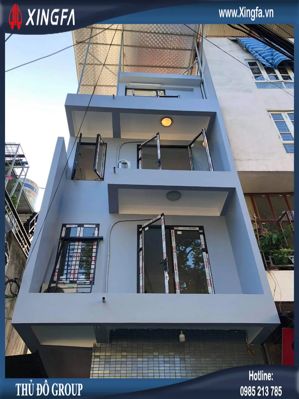 Những lưu ý quan trọng khi thi công cửa nhôm Xingfa