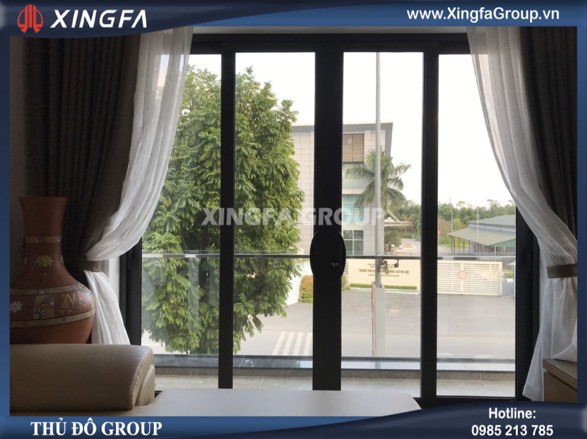 Cửa đi mở trượt nhôm Xingfa nhập khẩu