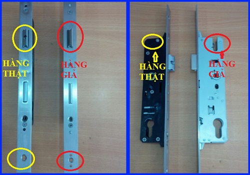 Cách phân biệt phụ kiện KINLONG thật giả của cửa nhôm XINGFA