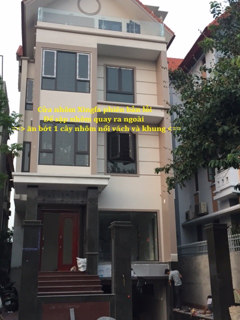 Những mẫu thiết kế cửa nhôm Xingfa phiên bản lỗi trên thị trường hiện nay