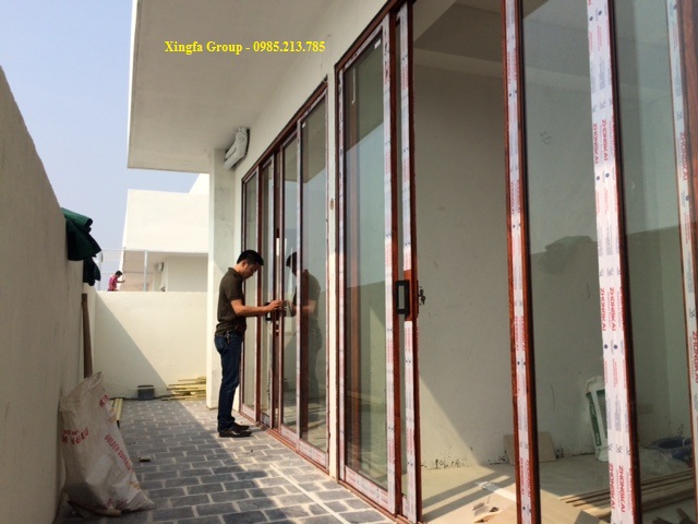 Căn hộ Penthouse độc và lạ hơn với cửa nhôm Xingfa vân gỗ nhập khẩu