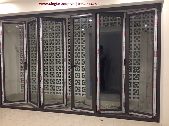 Báo Giá Cửa Nhôm XINGFA Nhập Khẩu Mở Xếp Trượt Gấp