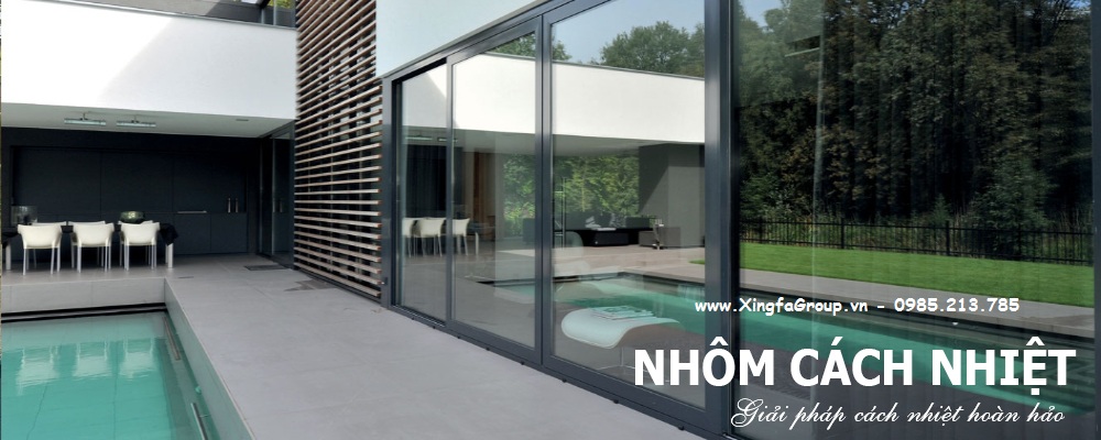 Cửa nhôm Xingfa cách nhiệt 